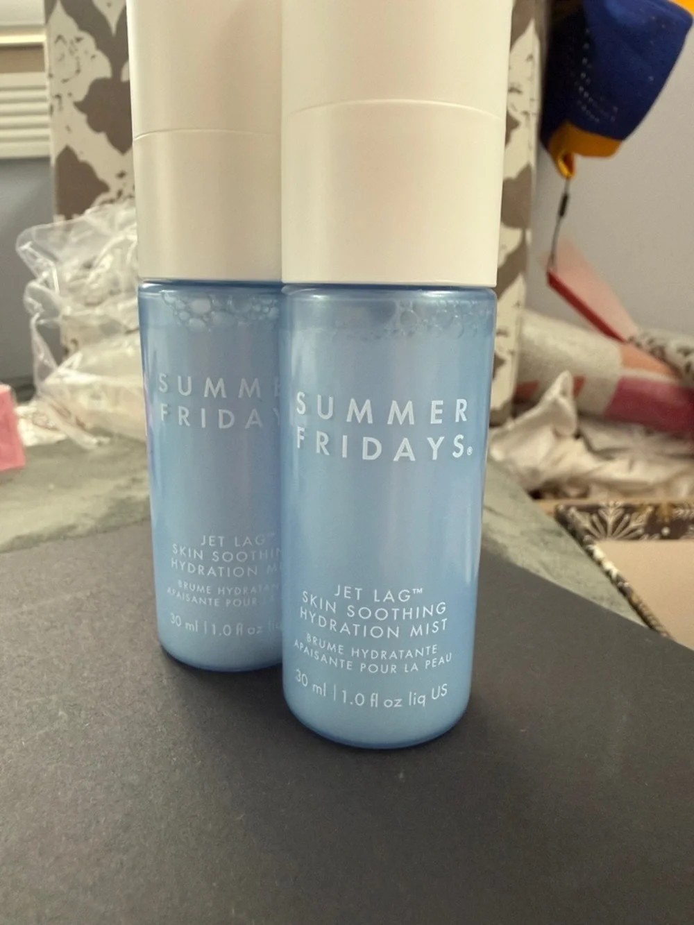 *NEW*1.7oz*Summer Fridays* Jet Lag Skin Soothing Hydration Mist - Blue and White